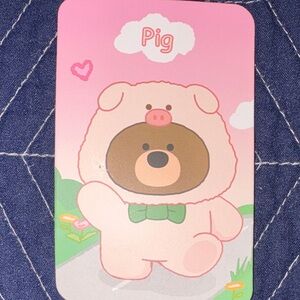 MINISO IN THE FOREST PLUSH PENDANT- Pig